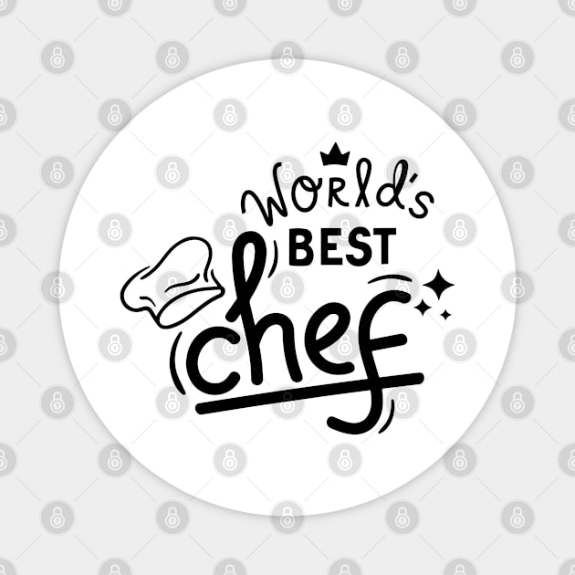 World's best chef Magnet by Ideas Design